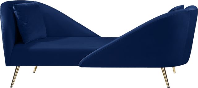 Meridian Furniture Nolan Navy Velvet Chaise-2