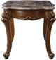 ACME Furniture Miyeon Gray End Table with Cherry Base-1