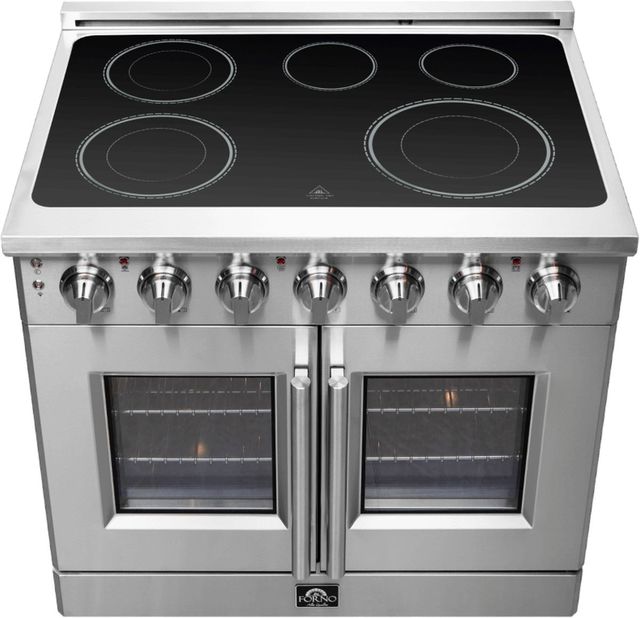 FORNO® Massimo 36" Stainless Steel Pro Style Electric Range-2