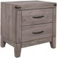 Homelegance® Woodrow Brownish Gray Nightstand-0