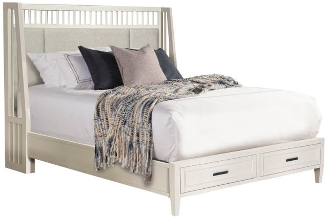 Parker House® Americana Modern Cotton Queen Shelter Panel Storage Bed-0