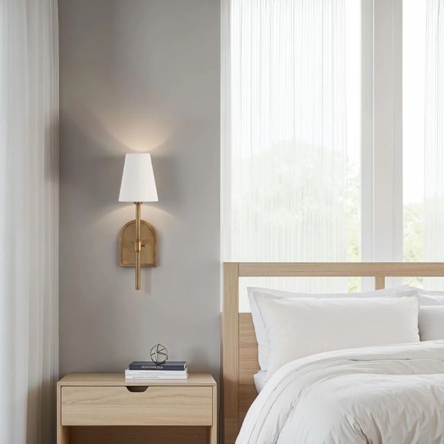 Renwil® Montreux Dark Antique Brushed Brass Wall Sconce-1