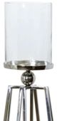 Stylecraft Nickel Plated Tall Standing Candle Holder-1