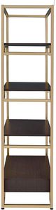 ACME Furniture Yumia Clear/Gold Bookshelf-2