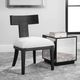 Uttermost® Idris Charcoal Black Side Chair-1