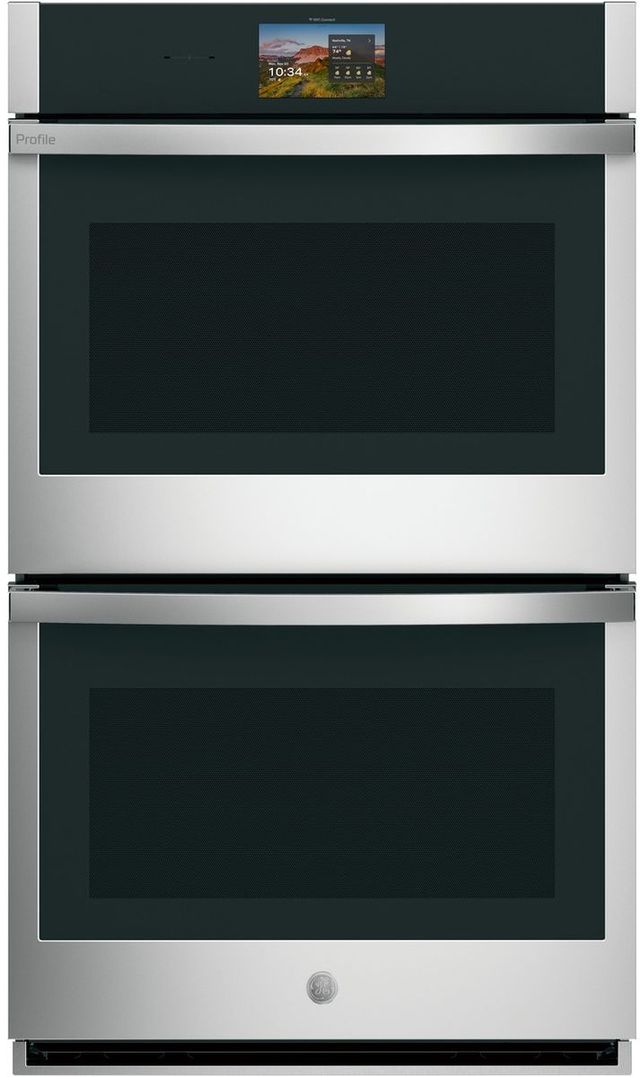 GE Profile™ 27" Stainless Steel Smart Double Electric Wall Oven with Convection-0