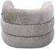 VIG Furniture Divani Casa Shay Gray Fabric Accent Chair and Ottoman-3