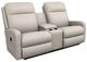 La-Z-Boy® Finley Dove Manual Wall Reclining Loveseat with Console-0