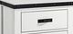 Elements International Wade White Nightstand-1