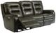 Flexsteel® Customizable Arlo Leather Power Reclining Sofa with Power Headrest-1