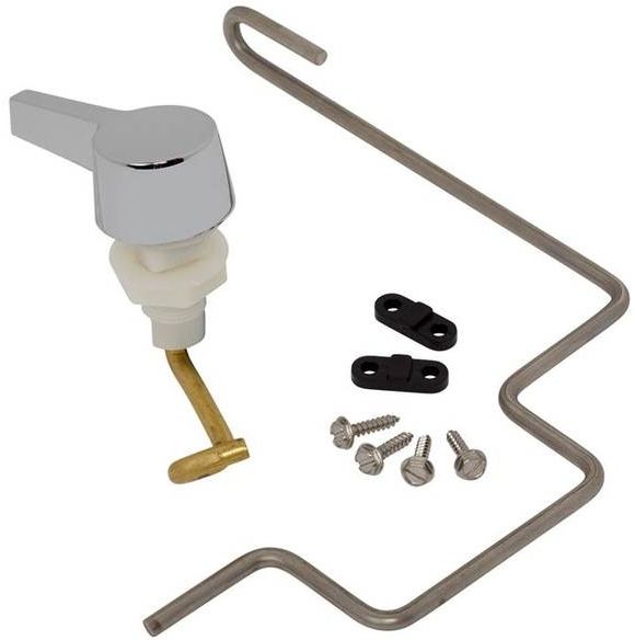 American Standard Polished Chrome Left Hand Toilet Trip Lever-0