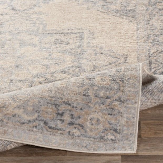 Surya City Light Cream/Light Gray 4'x6' Area Rug-4