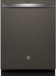 GE® ENERGY STAR® 24" Fingerprint Resistant Slate Top Control Built In Dishwasher with Sanitize Cycle-0