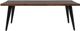 Jofran Inc. Prelude Walnut Rectangle Coffee Table with Black Base-2