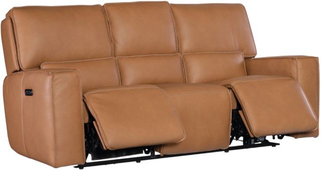 Hooker® Furniture MS Miles Oslo Antelope Power Reclining Sofa with Power Headrest-1