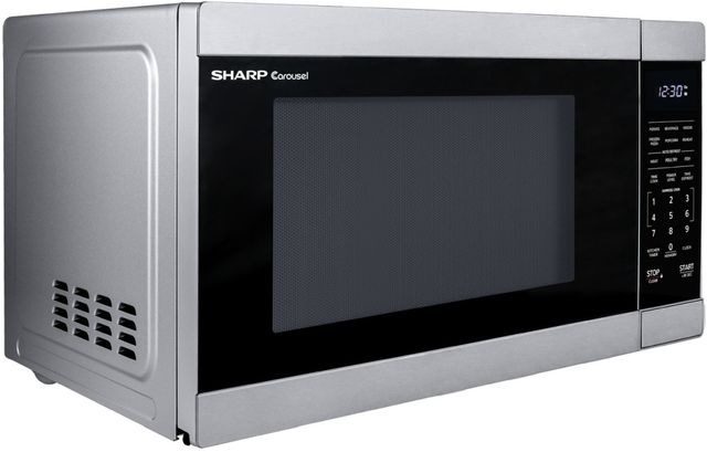 Sharp® Carousel® 1.1 Cu. Ft. Stainless Steel Countertop Microwave-2