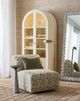 Bassett® Furniture Newbury Parchment Gesso Arched Cabinet-1