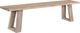 Moe's Home Collection Tanya Light Grey Dining Bench-0
