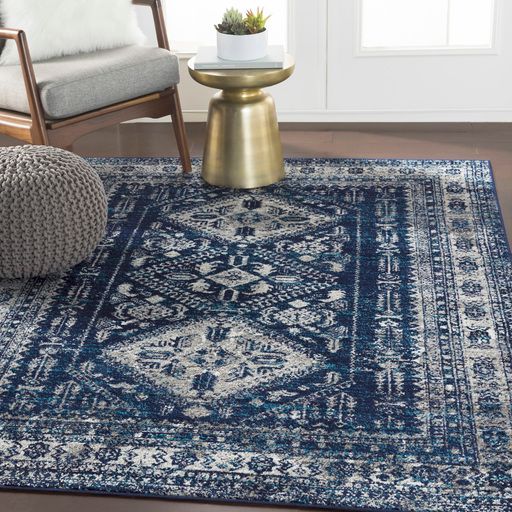 Surya Monte Carlo Navy 7'x9' Area Rug-1