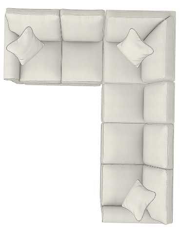 La-Z-Boy® Collins Parchment Sectional with Custom Layout Options-3