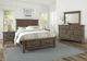 Vaughan-Bassett Sawmill Saddle Gray King Louver Storage Bed-4