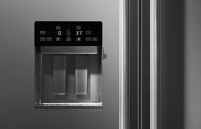 JennAir® Rise™ 48 in. 29.4 Cu. Ft. Stainless Steel Built In Counter Depth Side-by-Side Refrigerator-3