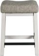 Intercon Drake French Oak/Rustic Gray Backless Stool-1