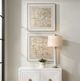 Uttermost® Unpredictable Hand 2-Piece Painted Canvas Wall Art Set-1