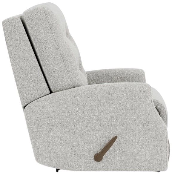 Flexsteel® Devon Silver Glacier Rocking Recliner-2