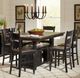 Jofran Inc. Madison County Vintage Black High/Low Extension Table-1
