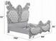 ACME Furniture Valkyrie Antique Platinum Eastern King Bed-2