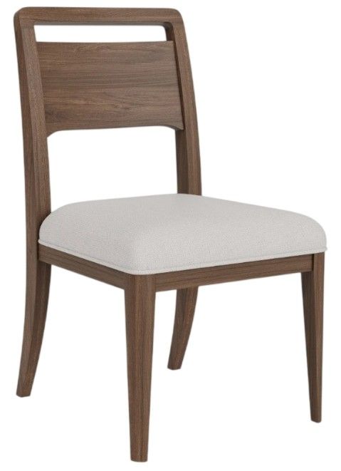 Riverside Furniture Delia 2-Piece Nouveau Walnut/White Dining Side Chair-0