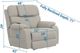 Catnapper® Dreamtime Beach Power Recliner with Power Adjustable Headrest-1