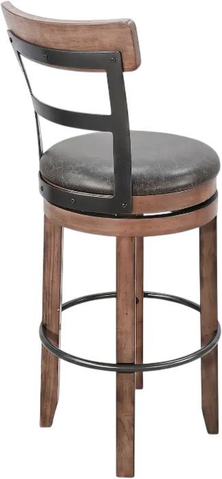 Sunny Designs™ Doe Valley Buckskin 30" Fullback Swivel Bar Stool-3