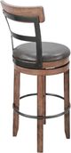 Sunny Designs™ Doe Valley Buckskin 30" Fullback Swivel Bar Stool-3