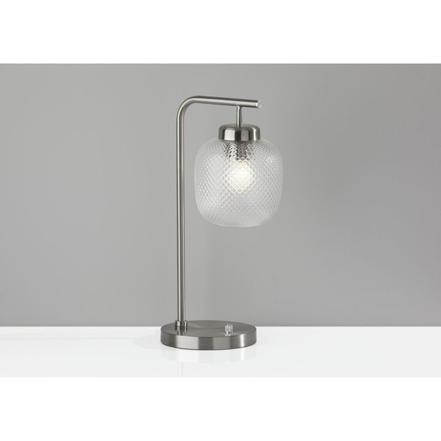 Adesso® Vivian Brushed Steel Desk Lamp-1