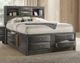 ACME Furniture Ireland Gray Eastern King Bookcase Bed-2