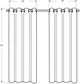Monarch Specialties Inc. 2-Piece Beige 54" x 95" Room Darkening Curtain Panel Set-2