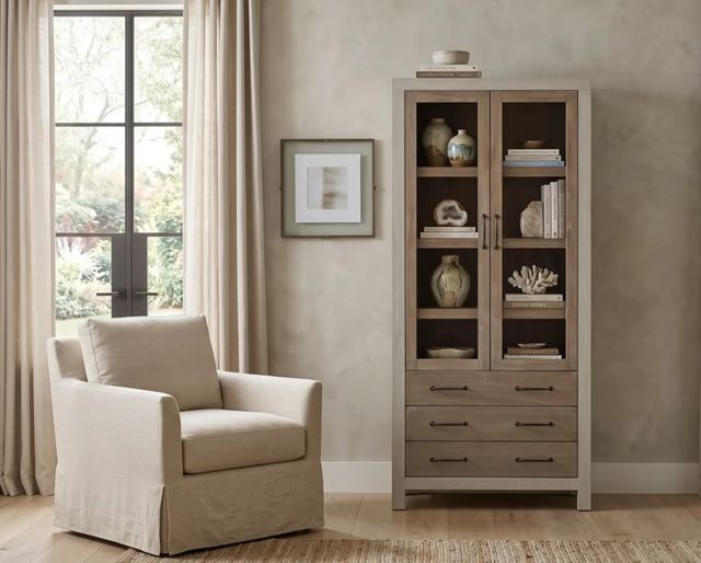 Sunny Designs™ Rowan Brown/Gray Tall Cabinet-1