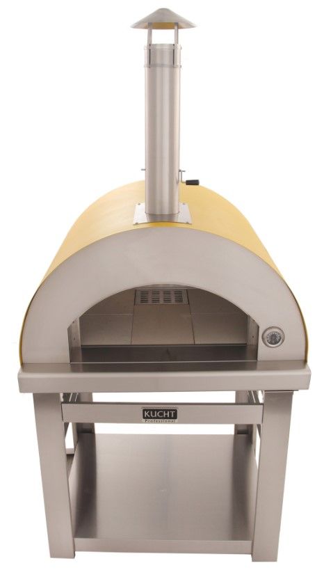 Kucht Professional Venice 39" Yellow Outdoor Pizza Oven-2