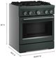 KitchenAid® 30" Juniper 4 Burner Pro Style Dual Fuel Range with No Preheat Air Fry Mode-1