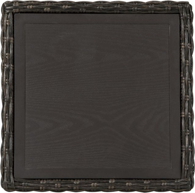 Signature Design by Ashley® Grasson Lane Brown Outdoor Aluminum/Wicker Square End Table-3