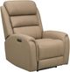 BarcaLounger® Monterey Tucker Taupe Leather Power Recliner-0
