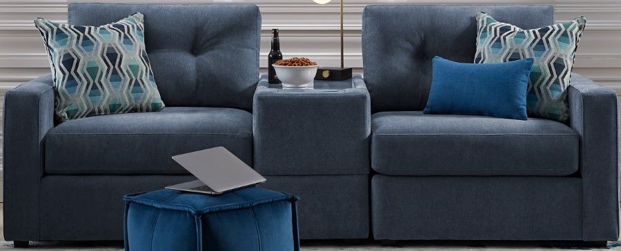 Modular One Indigo Drew & Jonathan Home ModularOne New Horizon 3-Piece Indigo Modular ...