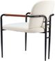 Zuo® Modern Sibu 2-Piece Black/Cream Dining Arm Chair Set-3