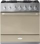 AGA™ Mercury 36" Stainless Steel Pro Style Dual Fuel Range with Fawn Door-0