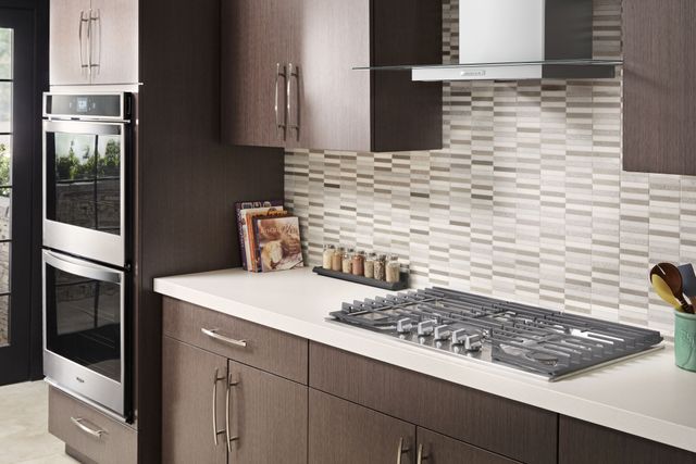 Whirlpool® 36" Stainless Steel Flat Glass Wall Mount Range Hood-10
