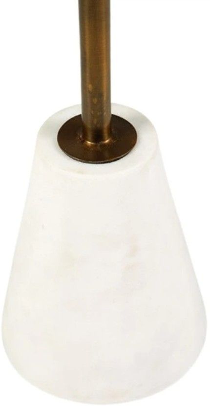 Signature Design by Ashley® Caramont Black Accent Table with White Base-2
