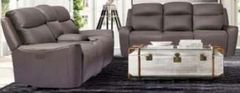 Furniture of America® Artemia 2-Piece Gray Power Reclining Set