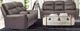 Furniture of America® Artemia 2-Piece Gray Power Reclining Set-0